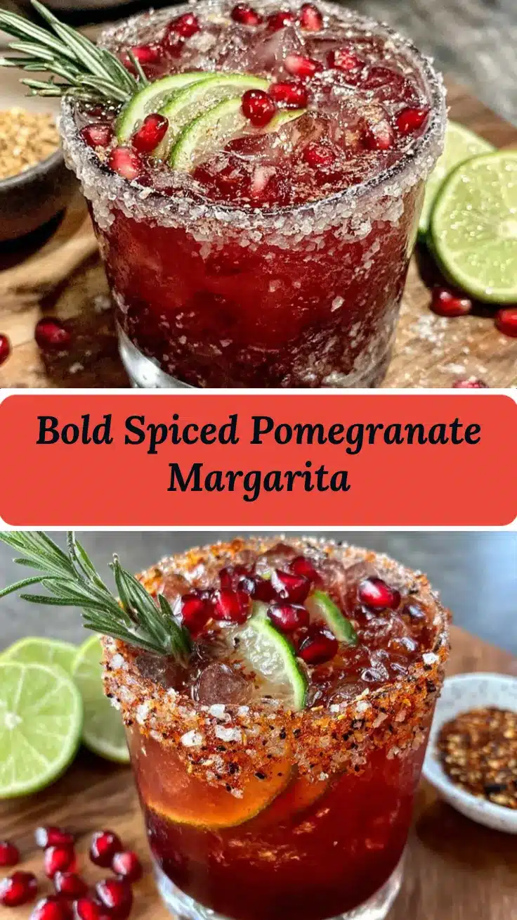 spiced pomegranate margarita recipe