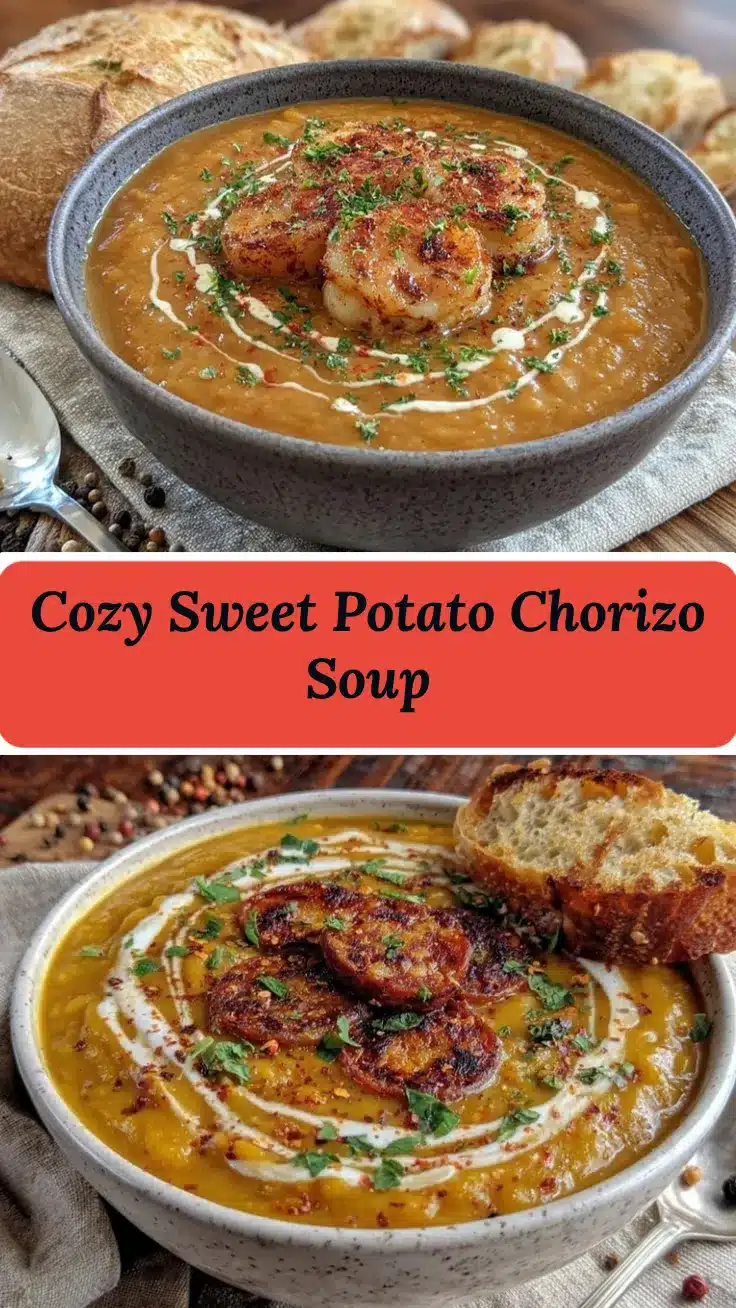 sweet potato and chorizo soup recipe