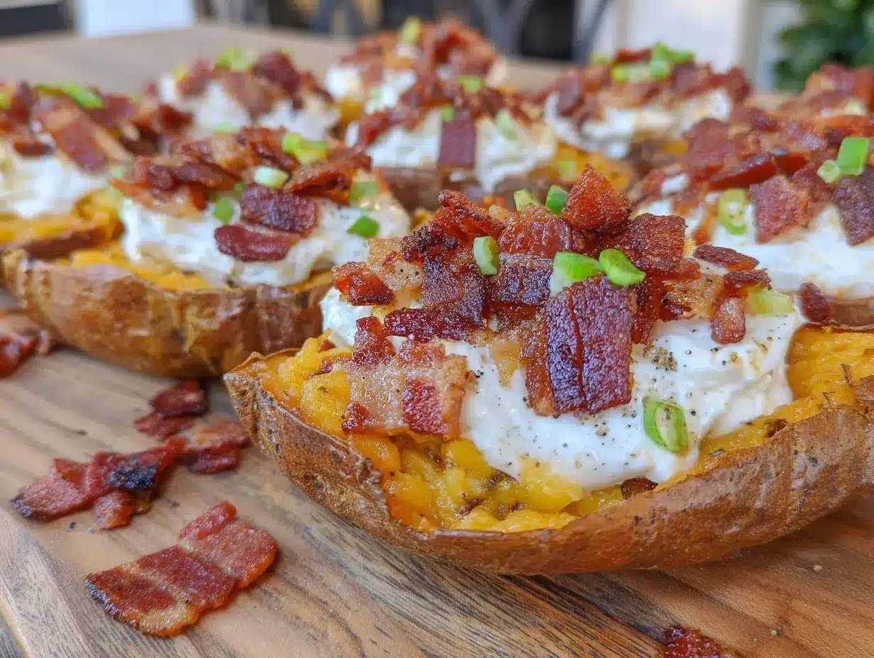 sweet potato skins preparation steps