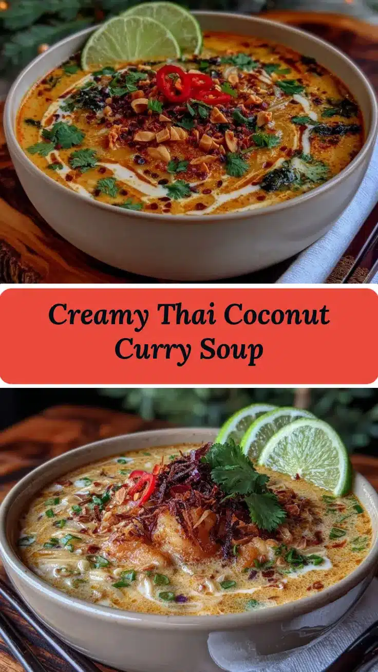 Thai coconut curry soup recipe