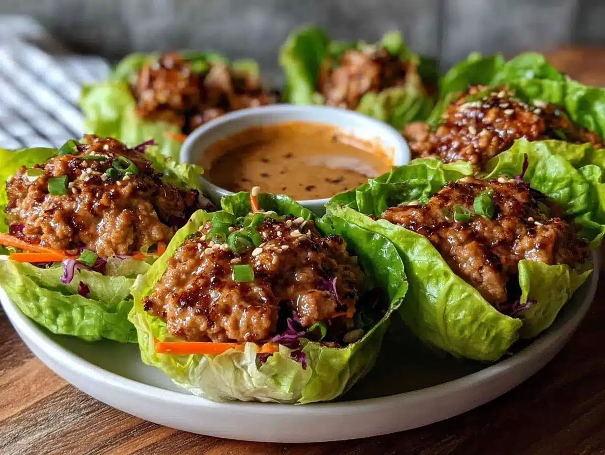 turkey lettuce wraps preparation steps