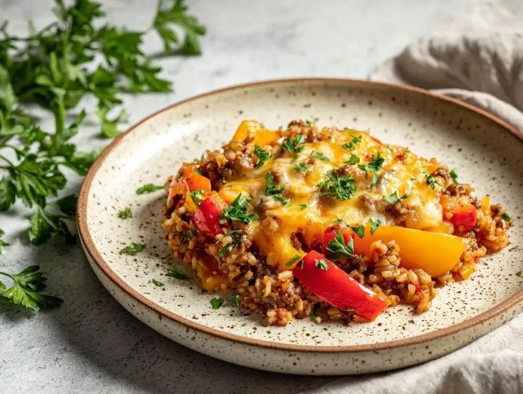 Unstuffed Peppers Recipe - featured image