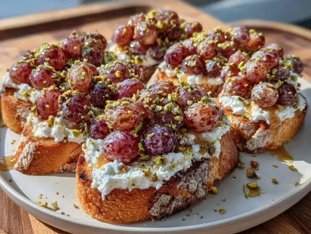 whipped feta crostini - featured image