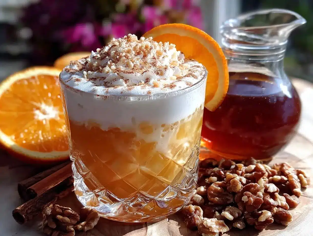 whiskey sour with maple syrup preparation steps