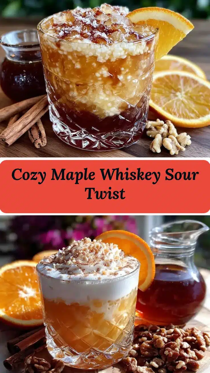 whiskey sour with maple syrup recipe