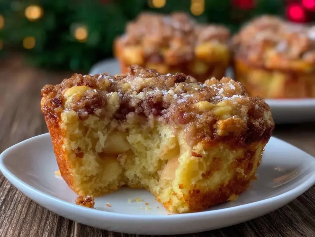 apple cinnamon streusel muffins - featured image