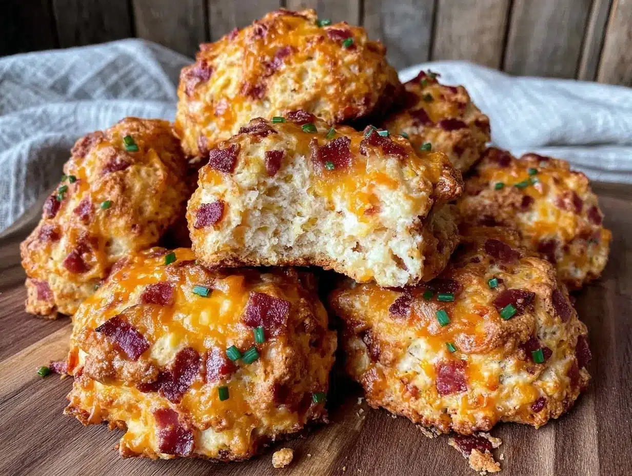 bacon cheddar scones preparation steps