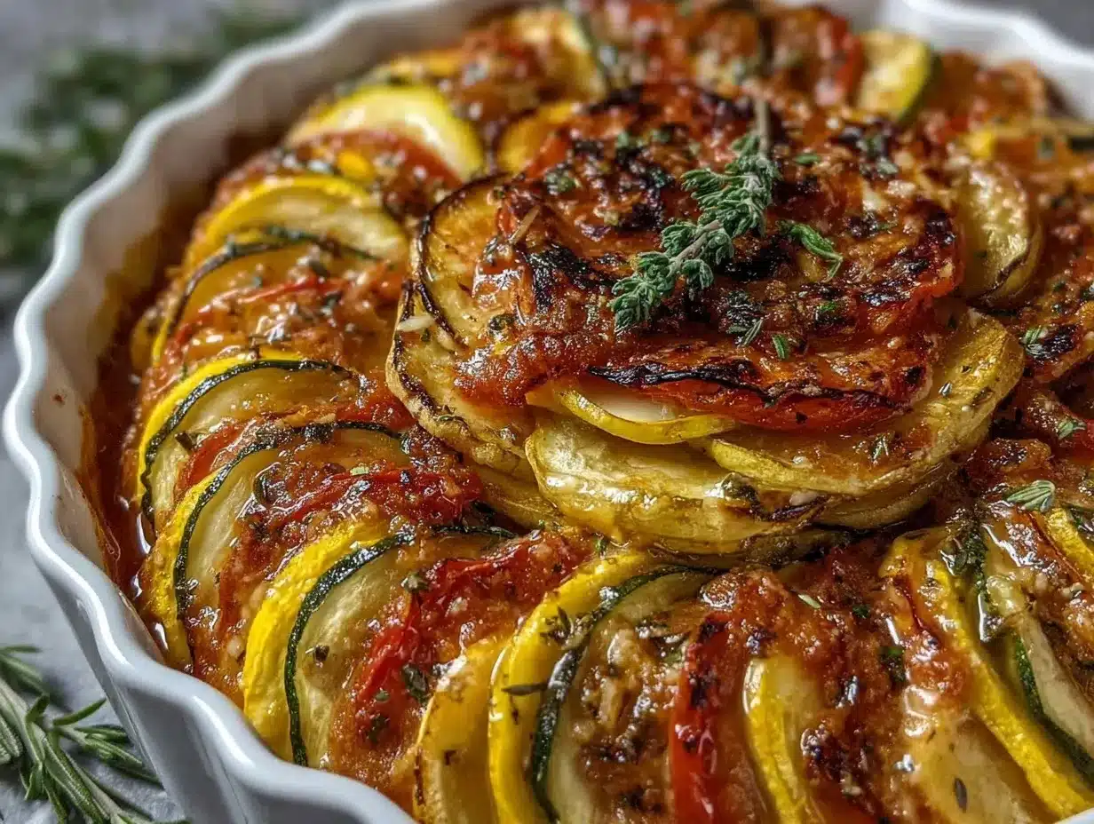 baked ratatouille preparation steps