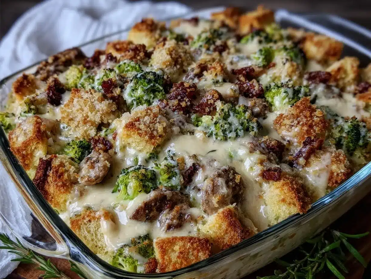 broccoli chicken casserole preparation steps