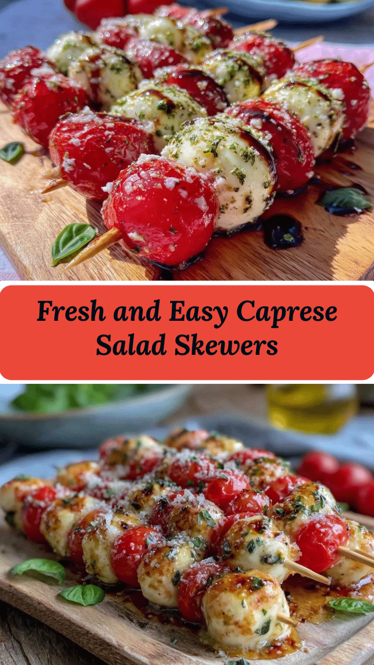 Caprese Salad Skewers recipe