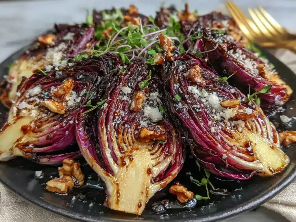 charred radicchio recipe - featured image