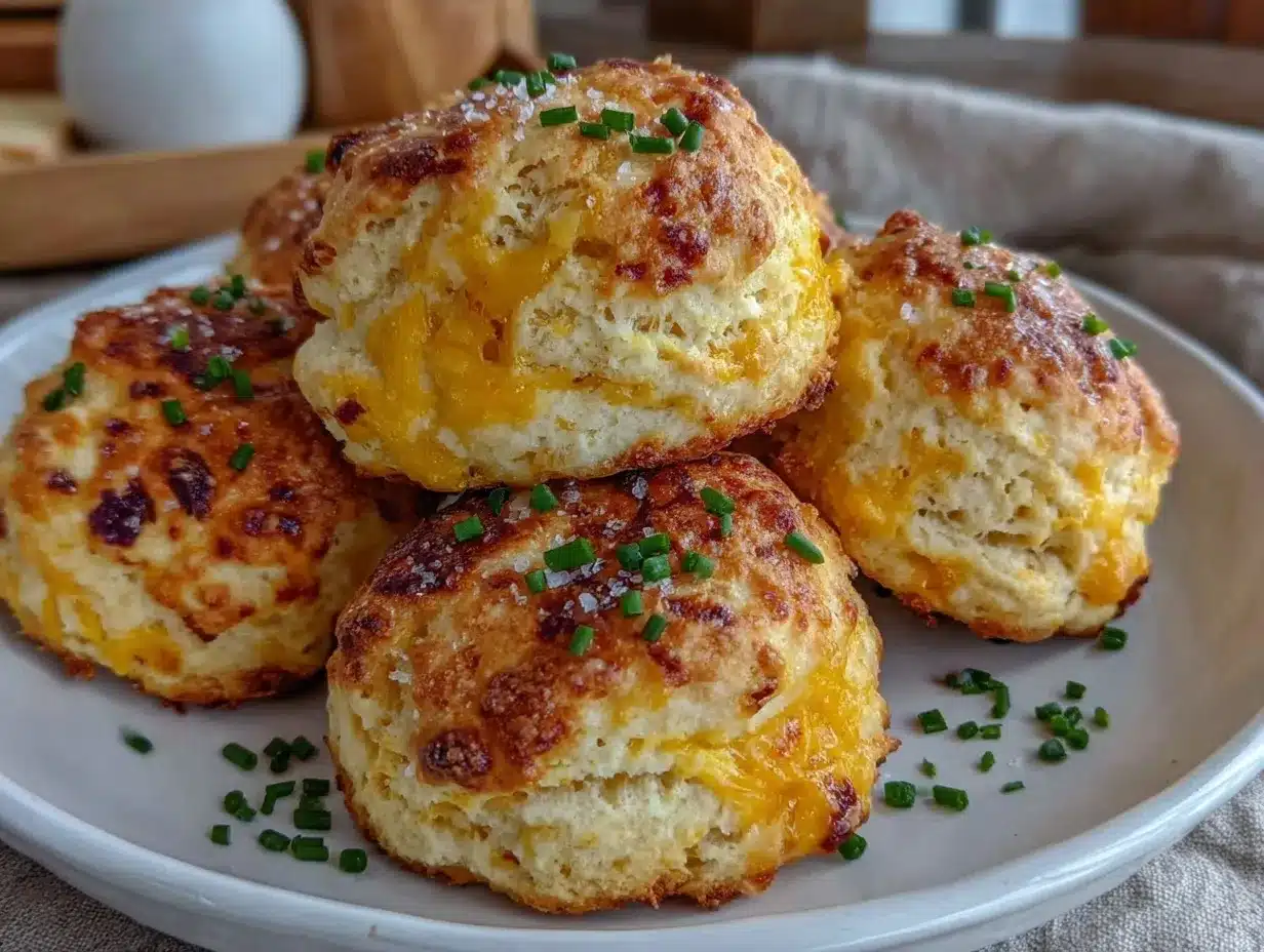 cheddar and chive buttermilk biscuits preparation steps