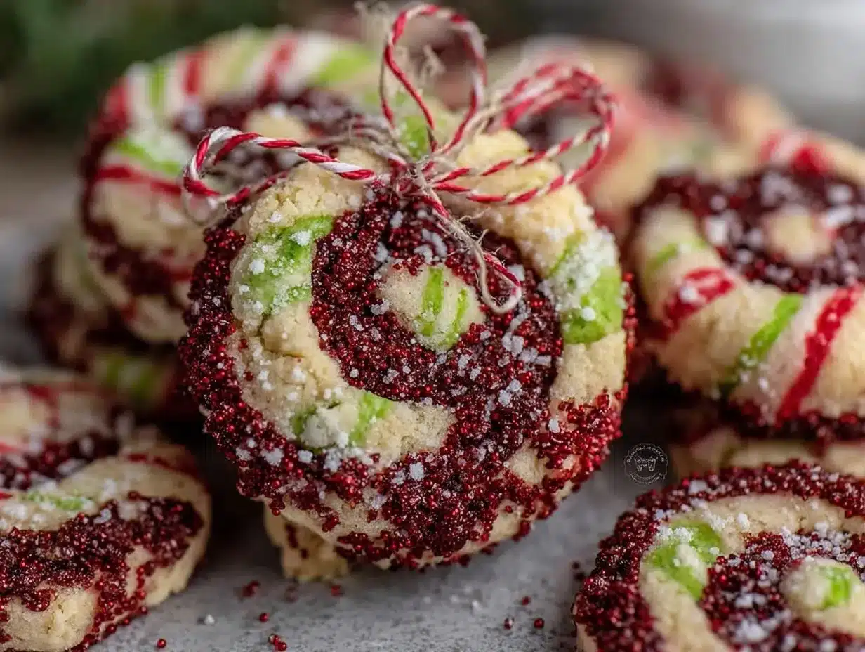 Christmas Pinwheel Cookies preparation steps