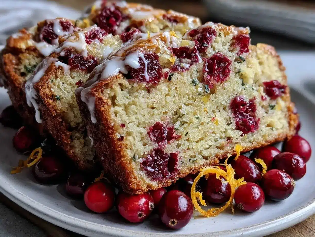 cranberry orange bread preparation steps