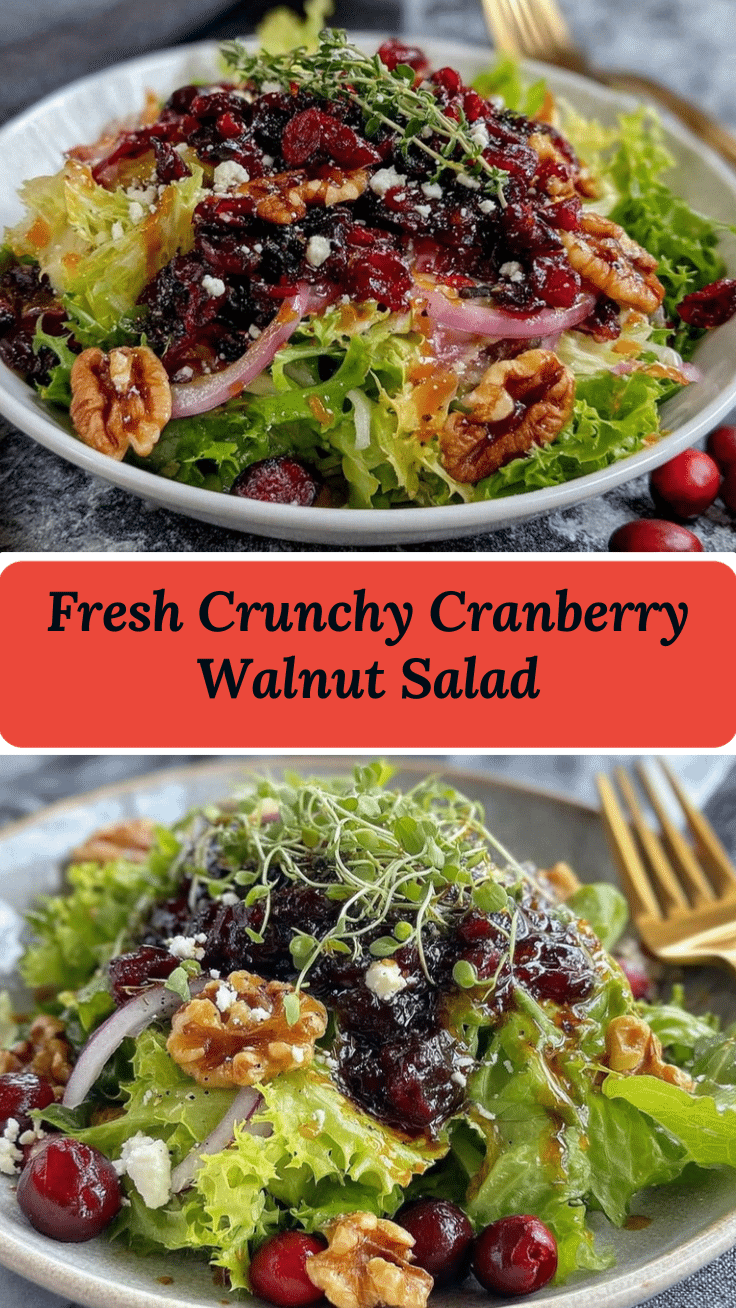 cranberry walnut salad recipe