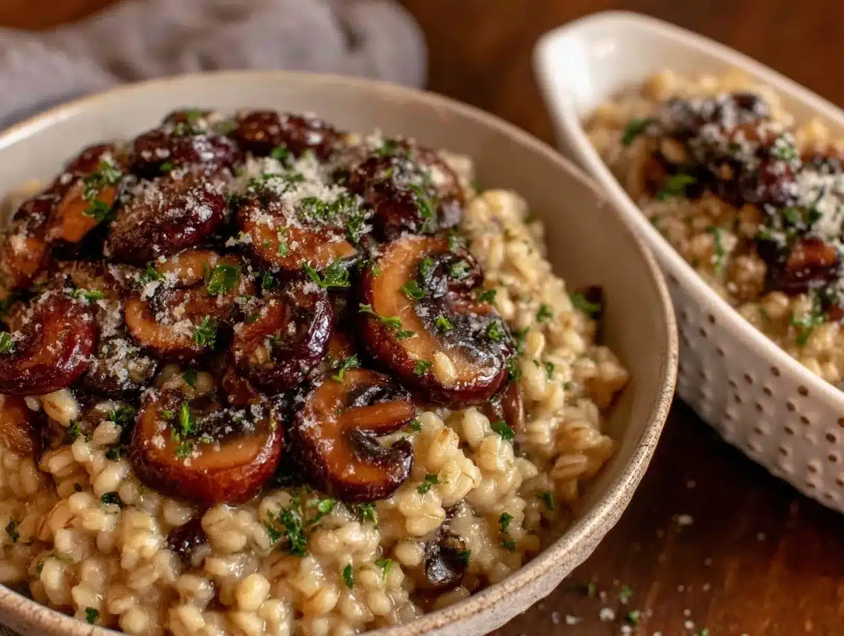 creamy barley risotto preparation steps