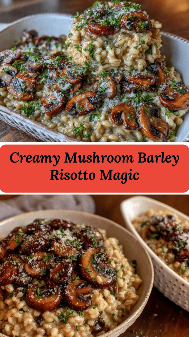 creamy barley risotto recipe