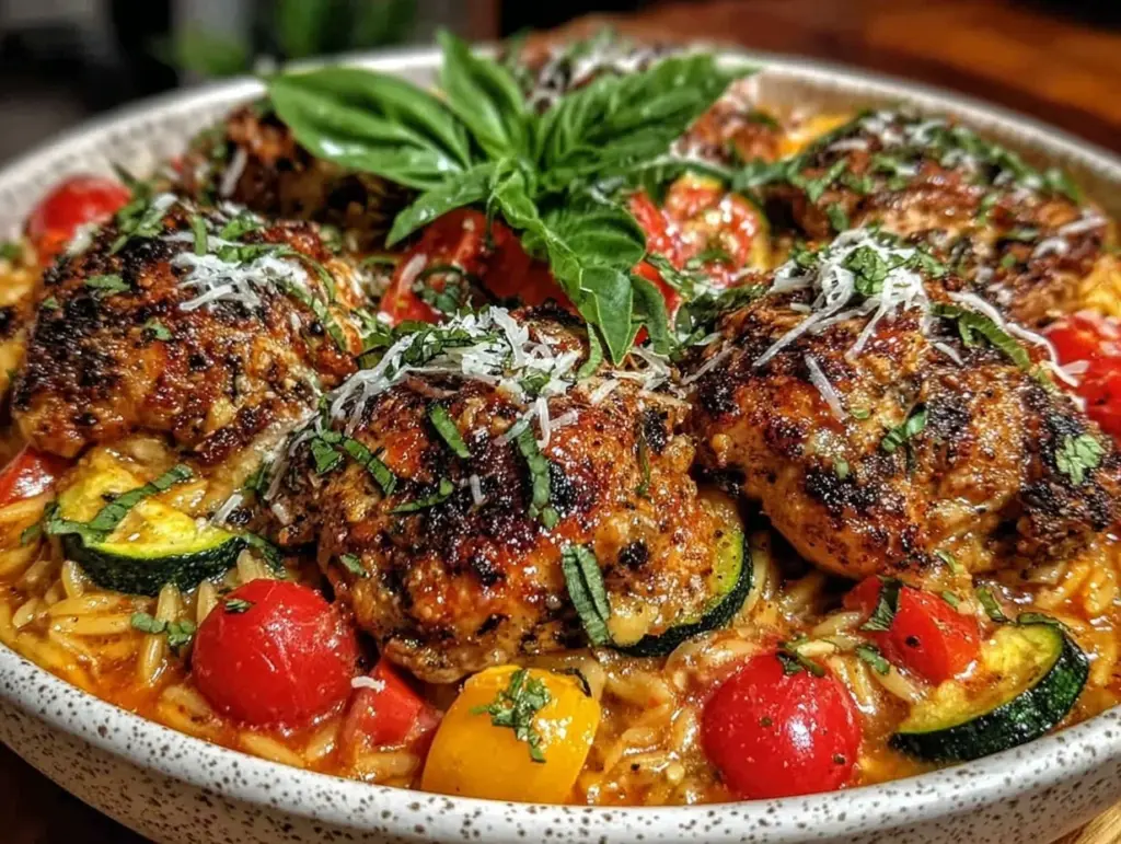 Creamy Boursin Orzo Bake - featured image