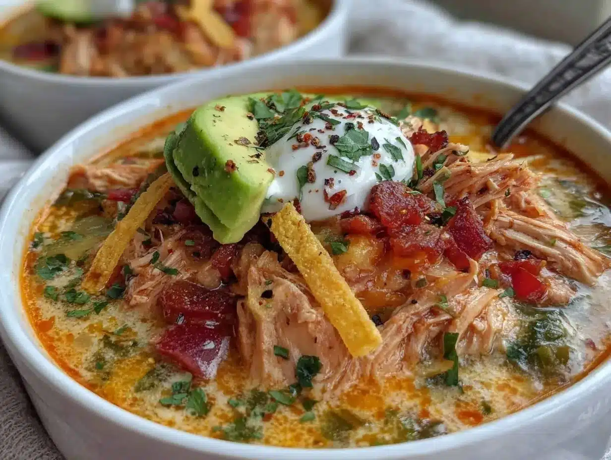 creamy chicken tortilla soup preparation steps
