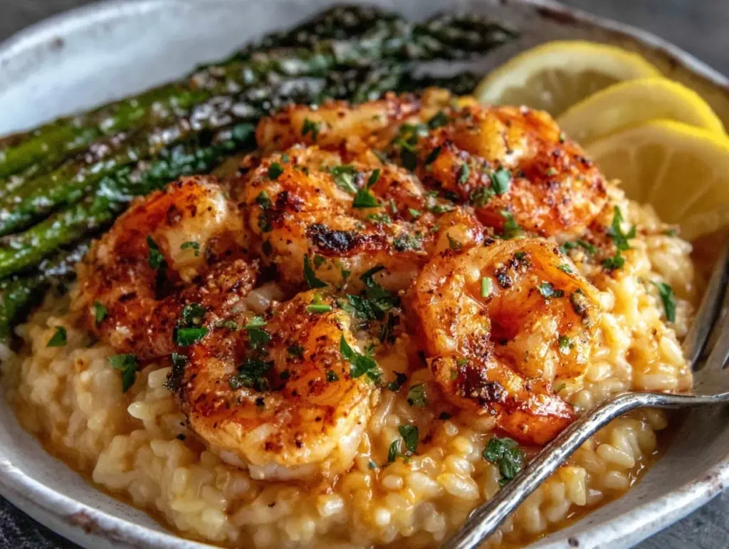 creamy lemon risotto - featured image