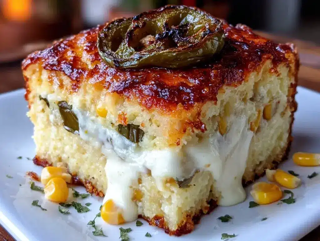 Creamy Poblano Corn Casserole - featured image