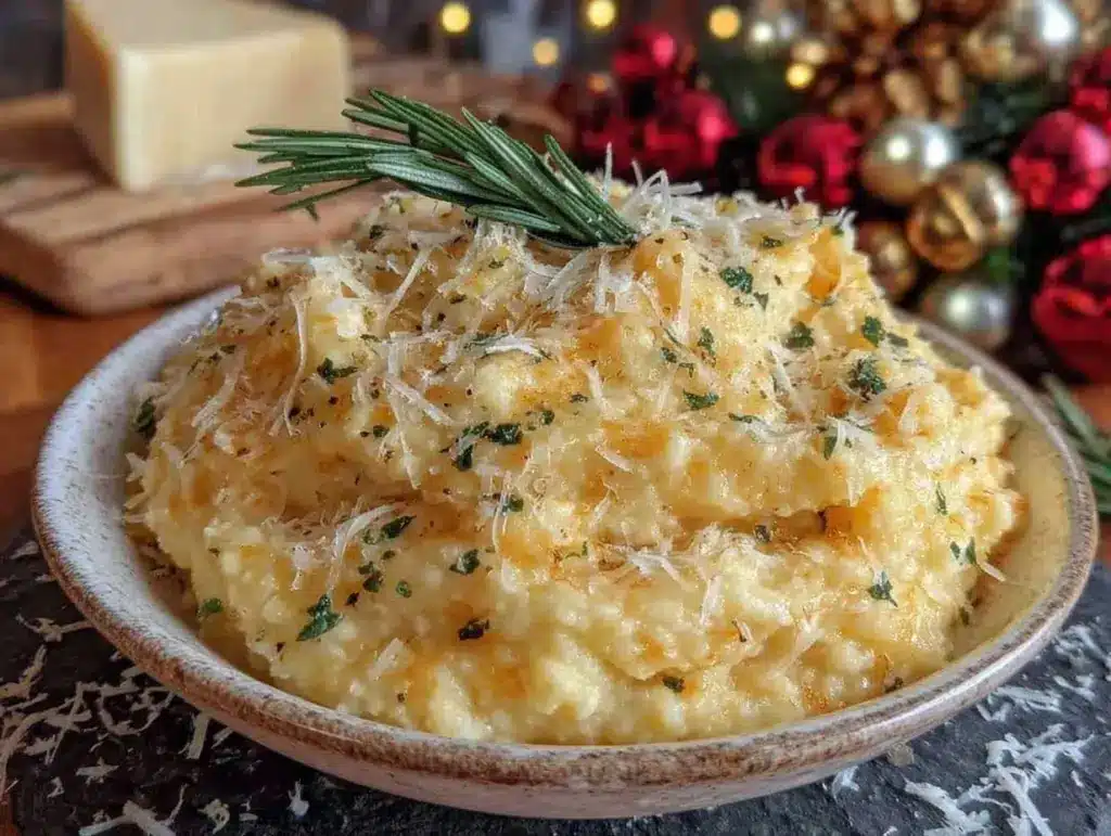 creamy polenta recipe - featured image