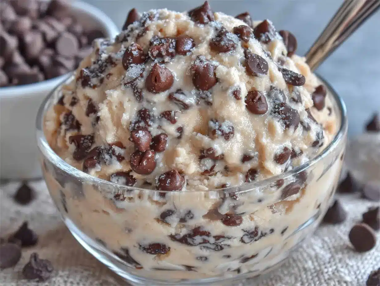 creamy protein cookie dough preparation steps