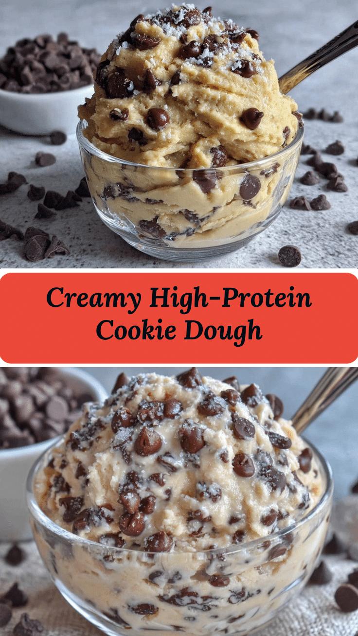 creamy protein cookie dough recipe