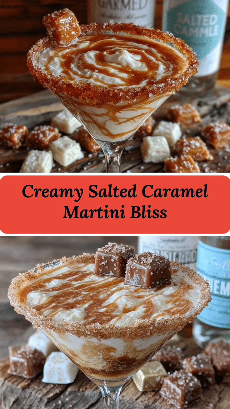 Creamy Salted Caramel Martini recipe