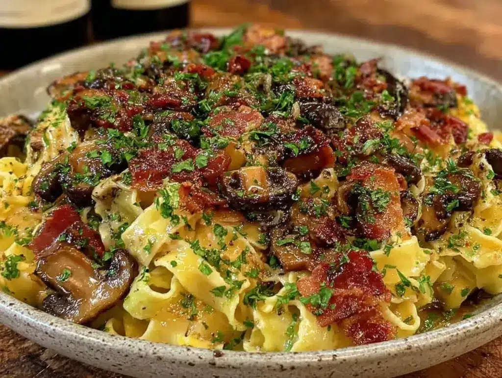 creamy tagliatelle recipe - featured image