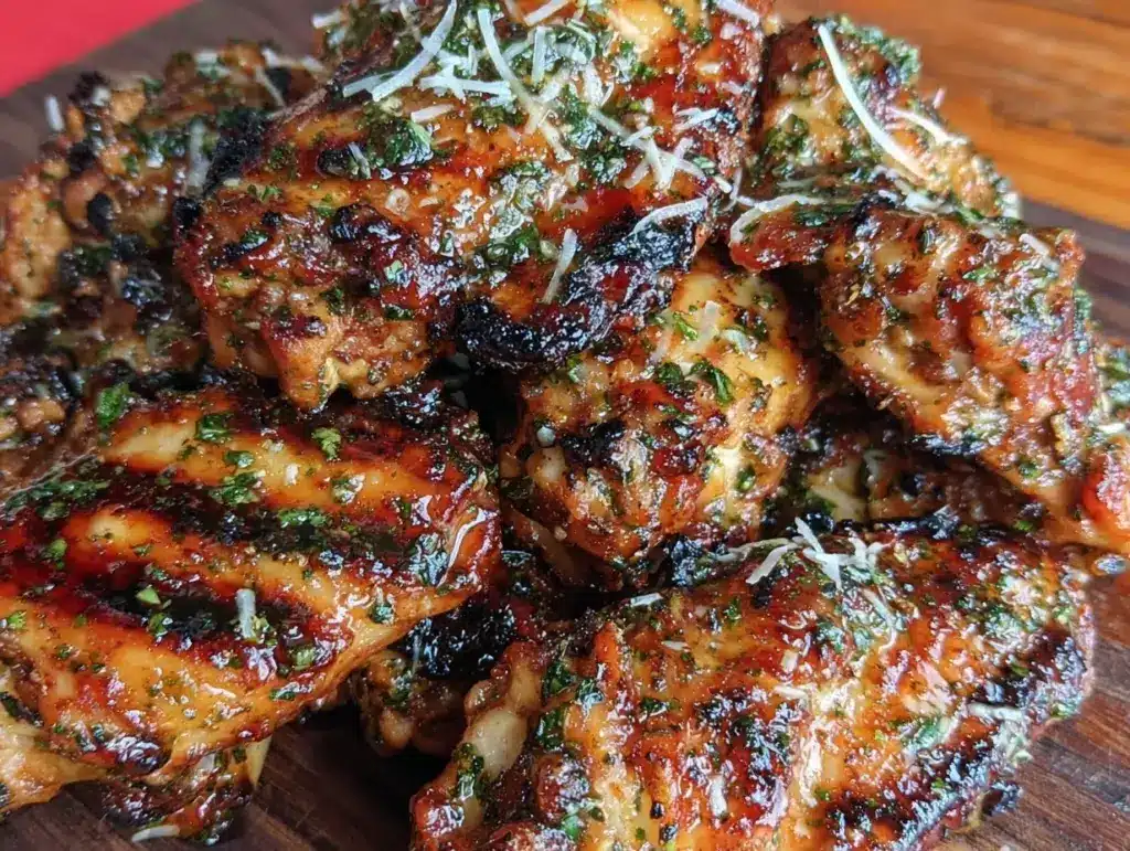crispy butter chicken wings - featured image
