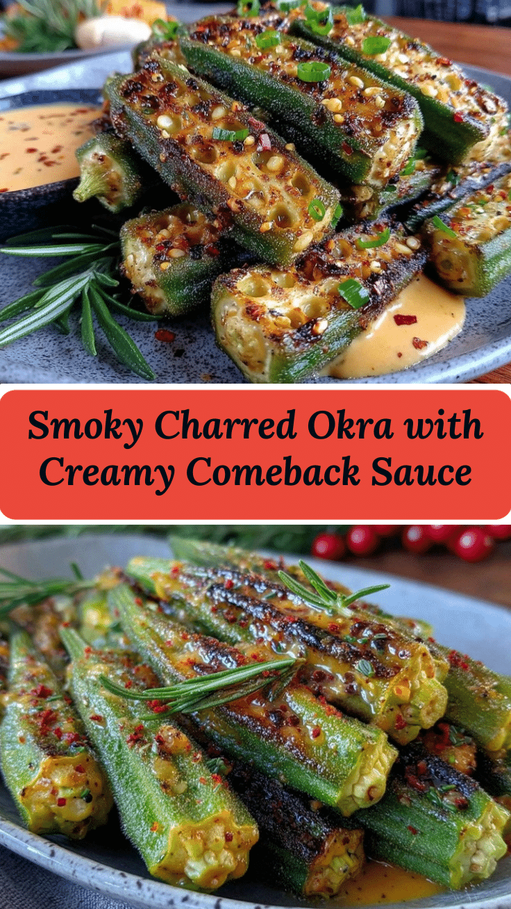 crispy charred okra recipe