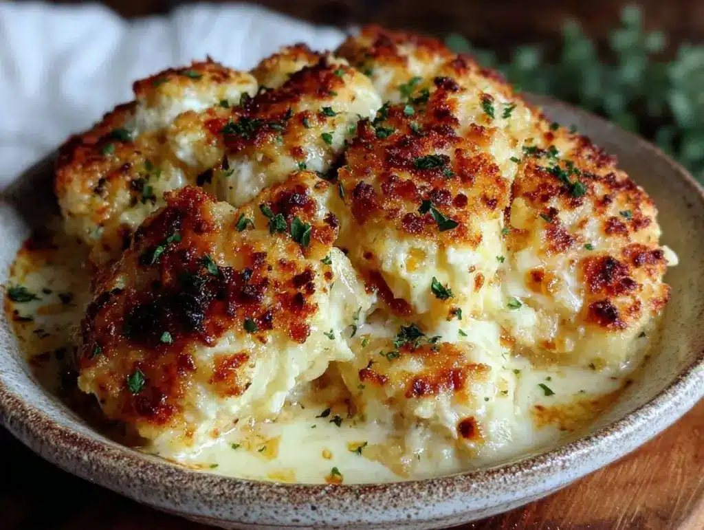 crispy cheesy chicken bake - featured image