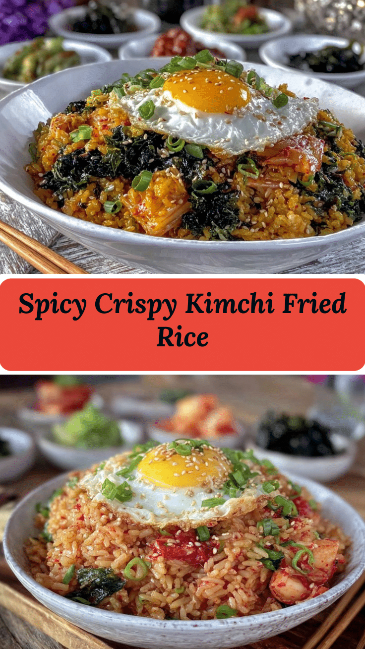 crispy kimchi fried rice recipe