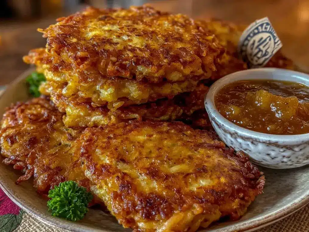crispy latkes recipe - featured image