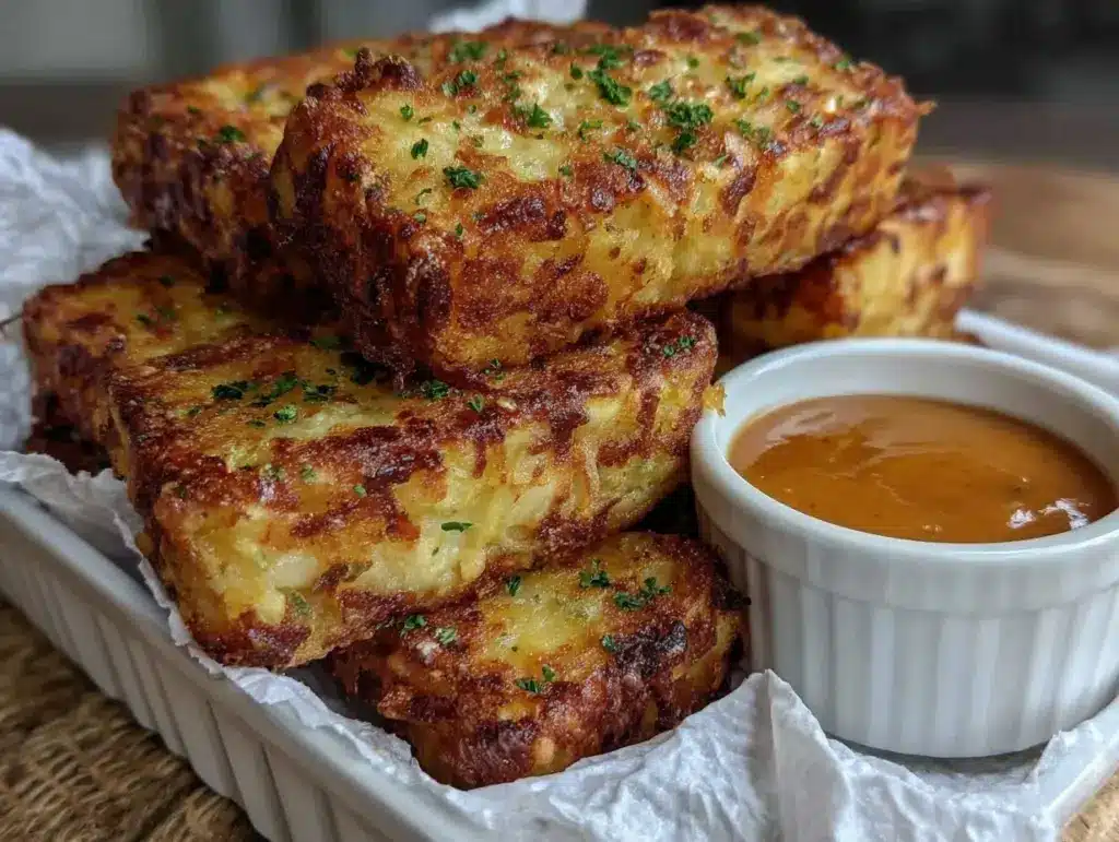 crispy mashed potato fries - featured image