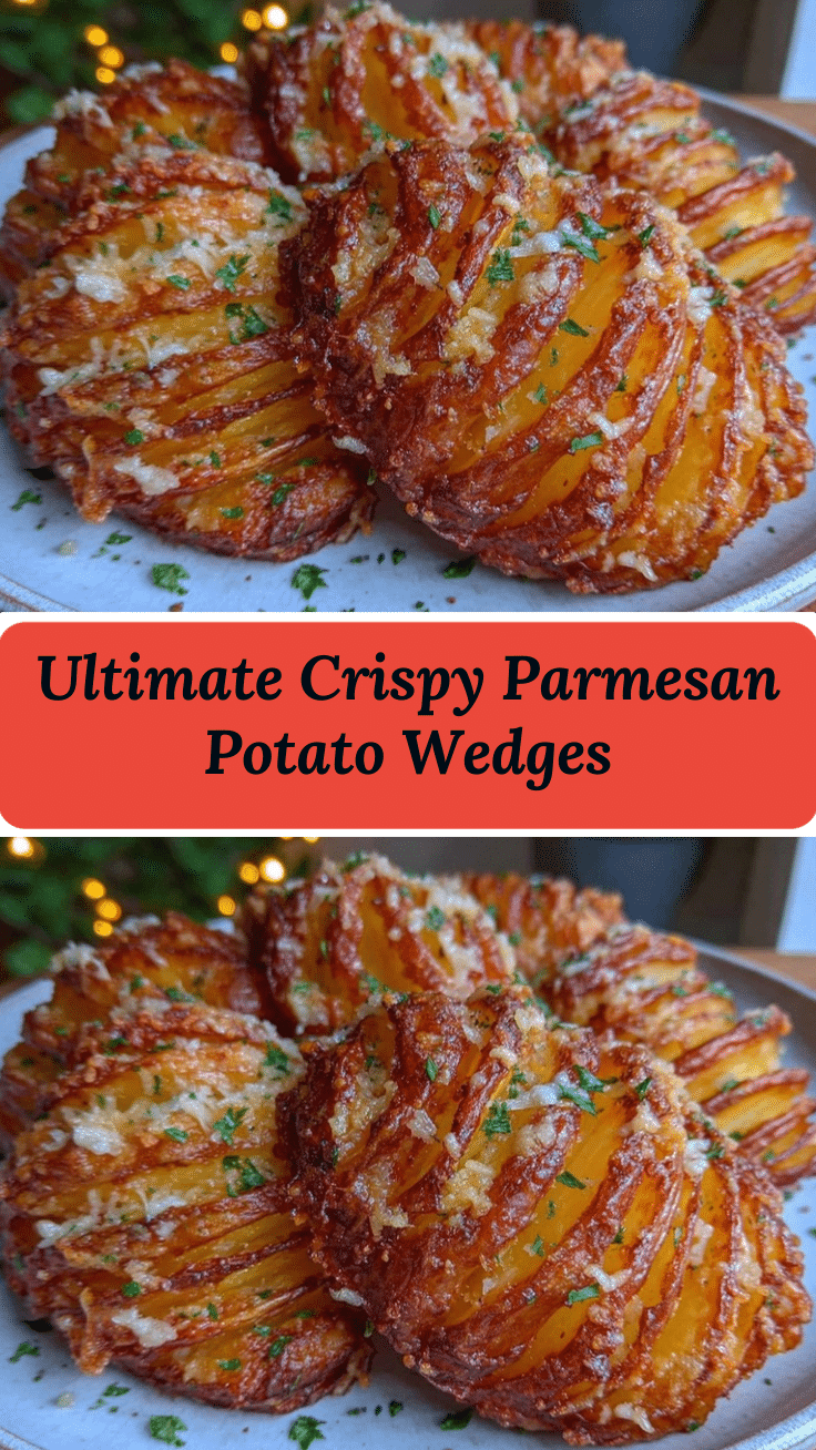 crispy parmesan potato wedges recipe