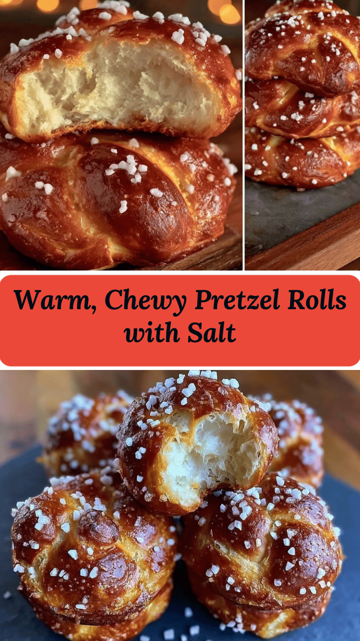 crispy pretzel rolls recipe