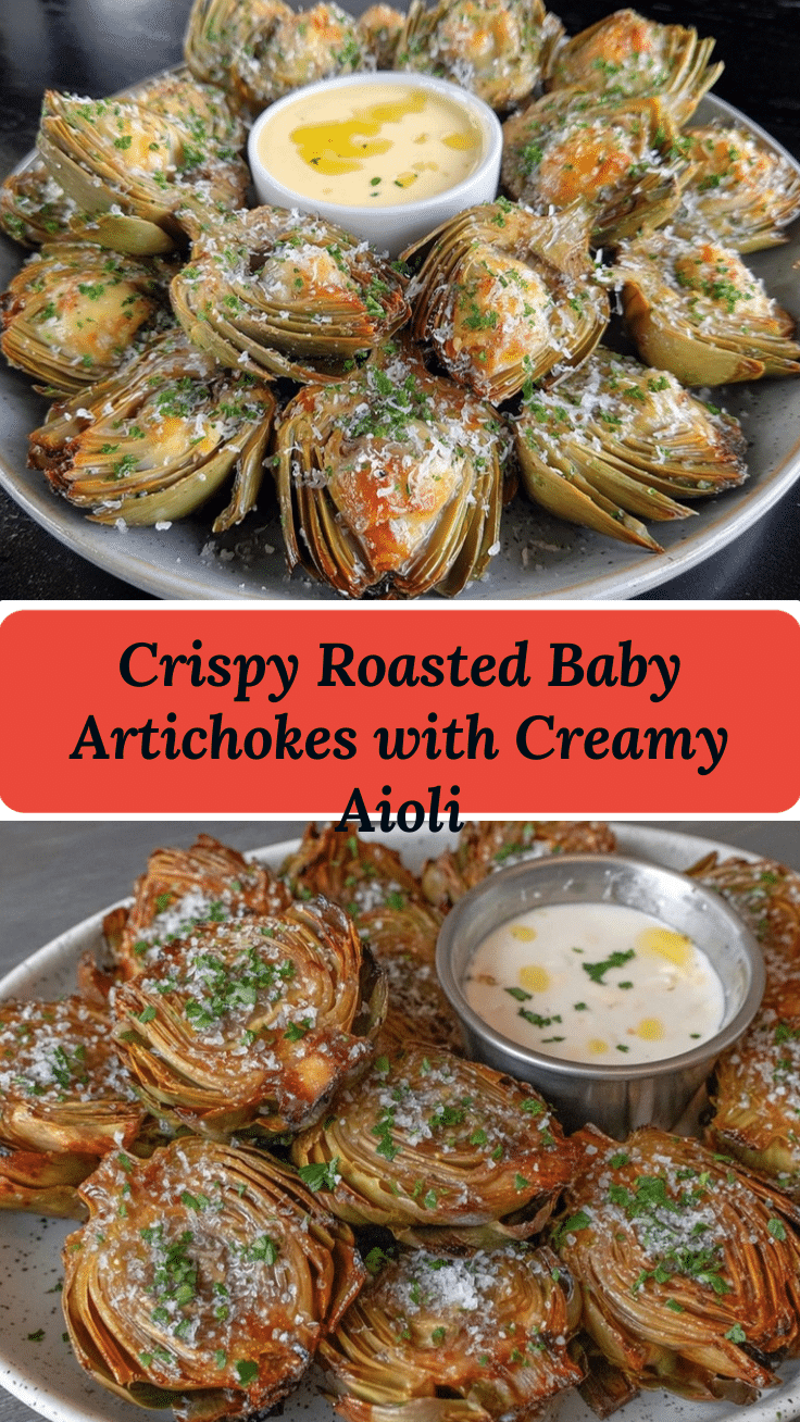 crispy roasted baby artichokes recipe