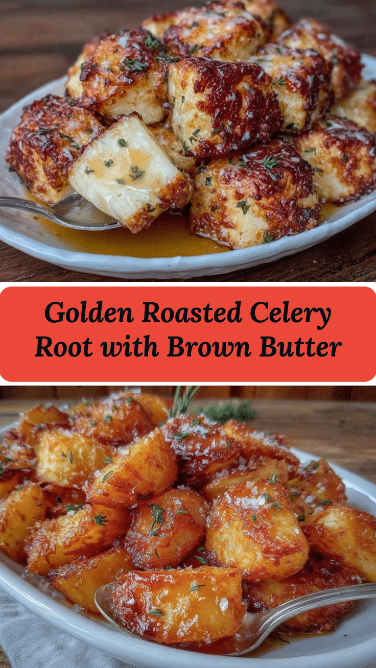 crispy roasted celery root recipe