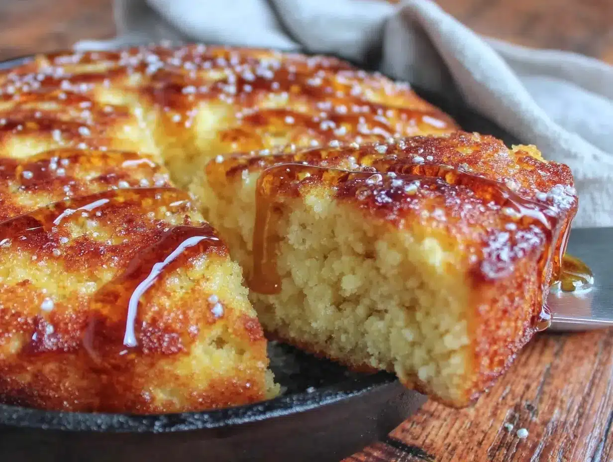 crispy skillet cornbread preparation steps