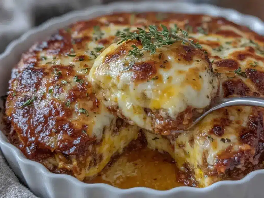 Eggplant Parmesan Casserole - featured image