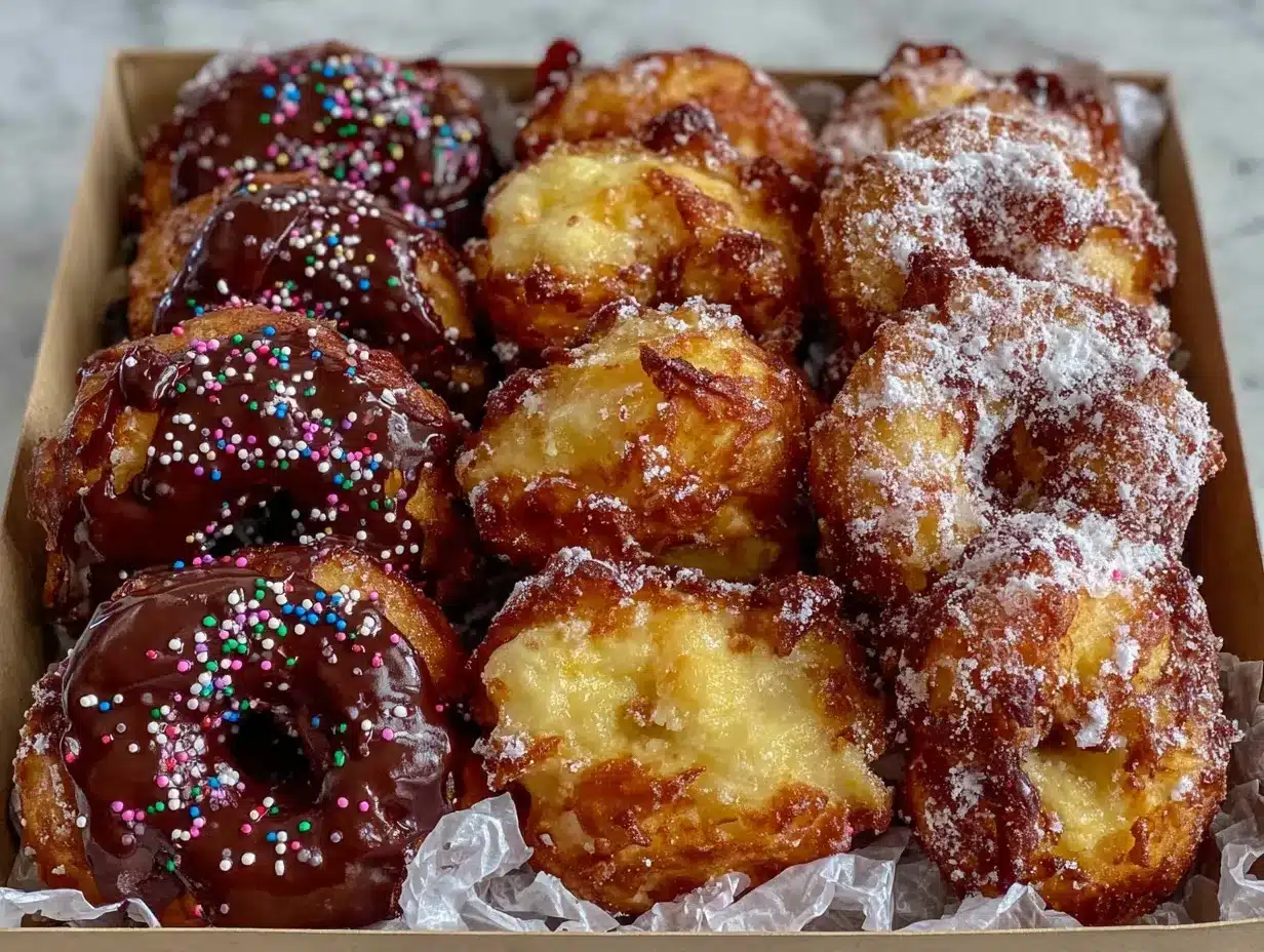 fluffy gluten free donuts preparation steps