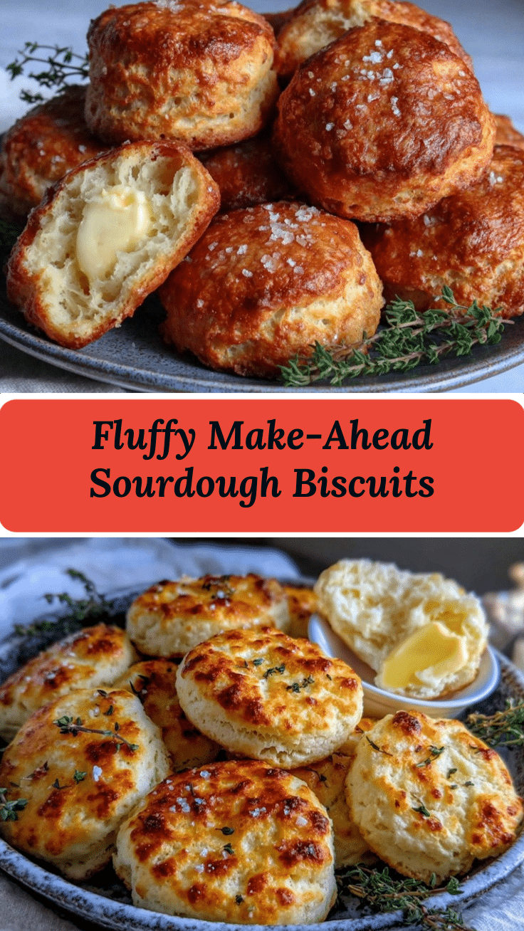 fluffy sourdough discard biscuits recipe