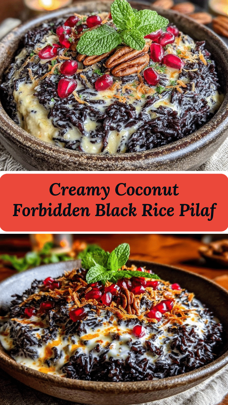 forbidden black rice with coconut recipe