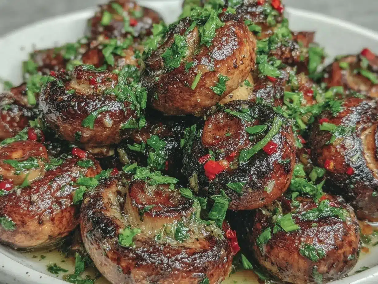 garlic butter mushrooms preparation steps