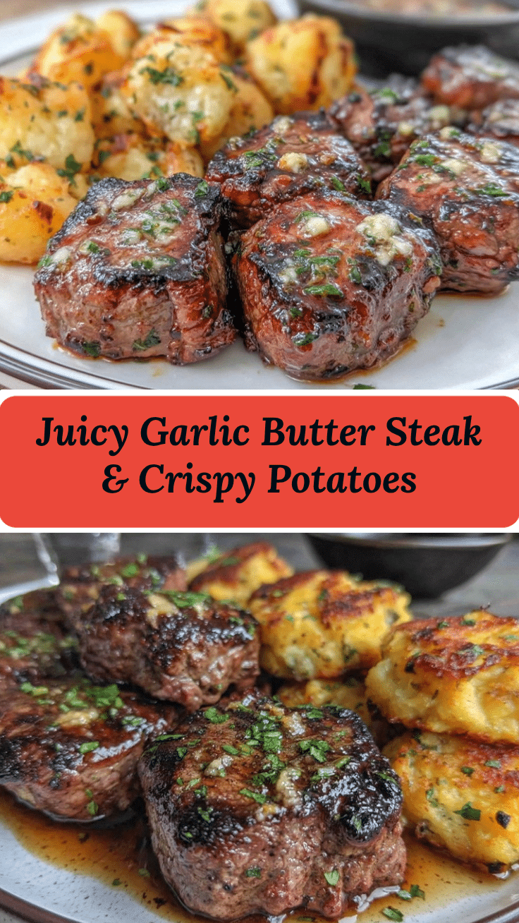 garlic butter steak bites recipe