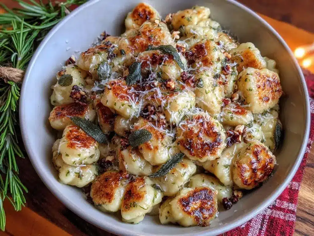 gnocchi with sage brown butter - featured image
