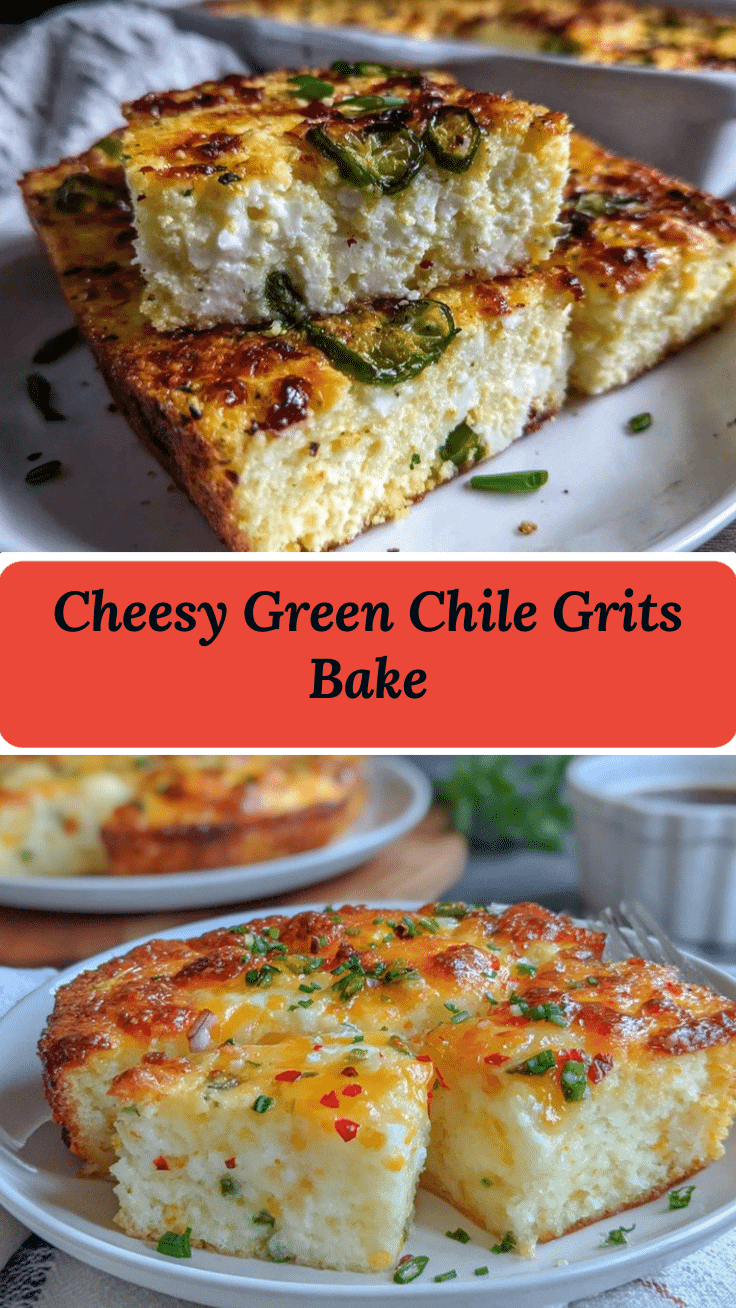 Green Chile and Cheese Grits Casserole recipe