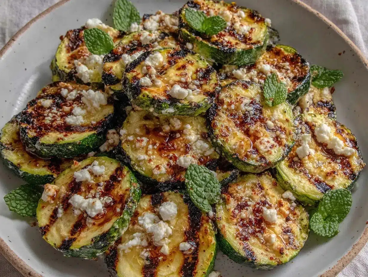 Grilled Zucchini Salad preparation steps